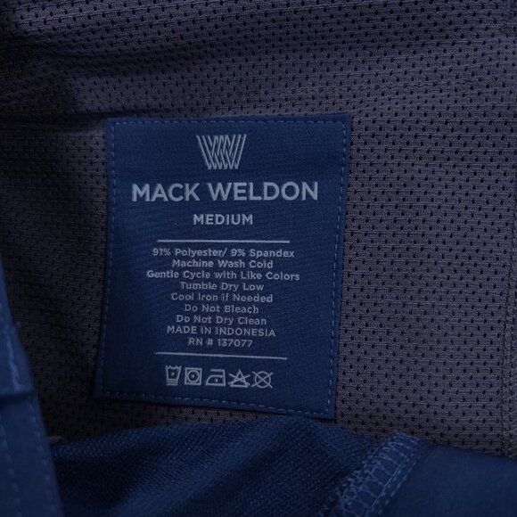 Mack Weldon Pants Mens Medium Blue Radius Flex Joggers Performance Stretch - Picture 8 of 8